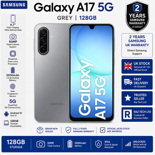 Samsung a17 128gb - 128gb, dual