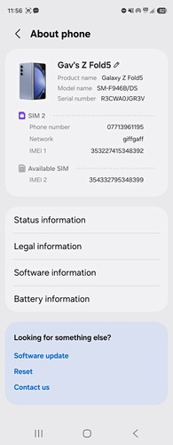 Samsung galaxy fold5 256 gb - fold5,